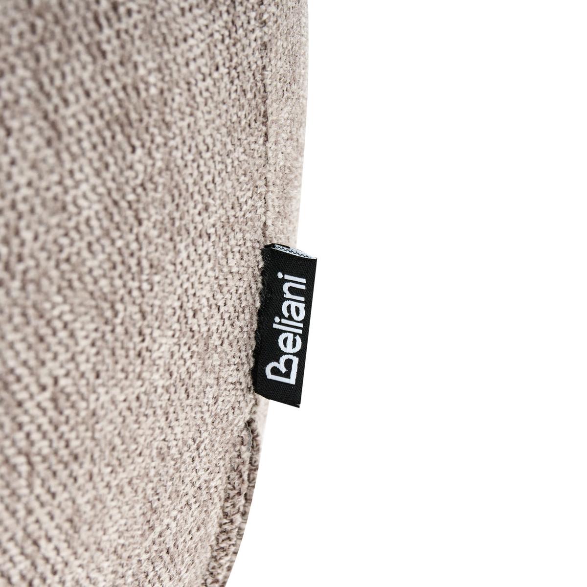POUF Taupe Ashton - Taupe, Textil (61/43/61cm) - Beliani