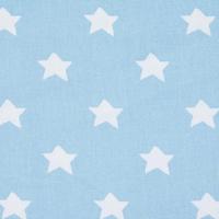 BAUMWOLLSTOFF Meterware Sterne blau, 150 cm - Blau, Textil (150/100cm) - Homescapes