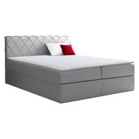 BOXBETT Paros - H3 - Grau, Holz (180/200cm) - MIRJAN24