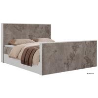 BOXBETT TRAVIT DUO 200/200 - Hellbraun Cord - Topper Visco - H3 - Hellbraun/Schwarz, Kunststoff/Textil (200/200cm) - MKS