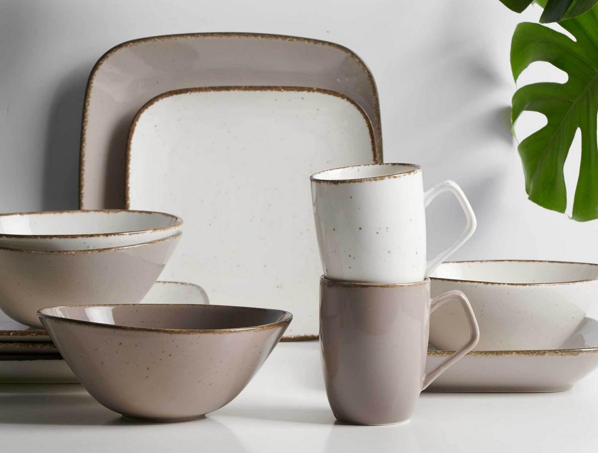 SERVIERSCHALEN Casa Beige 16,5 x 19 cm 3er Set - Beige, Keramik (19/8/16.5cm) - Ritzenhoff Breker