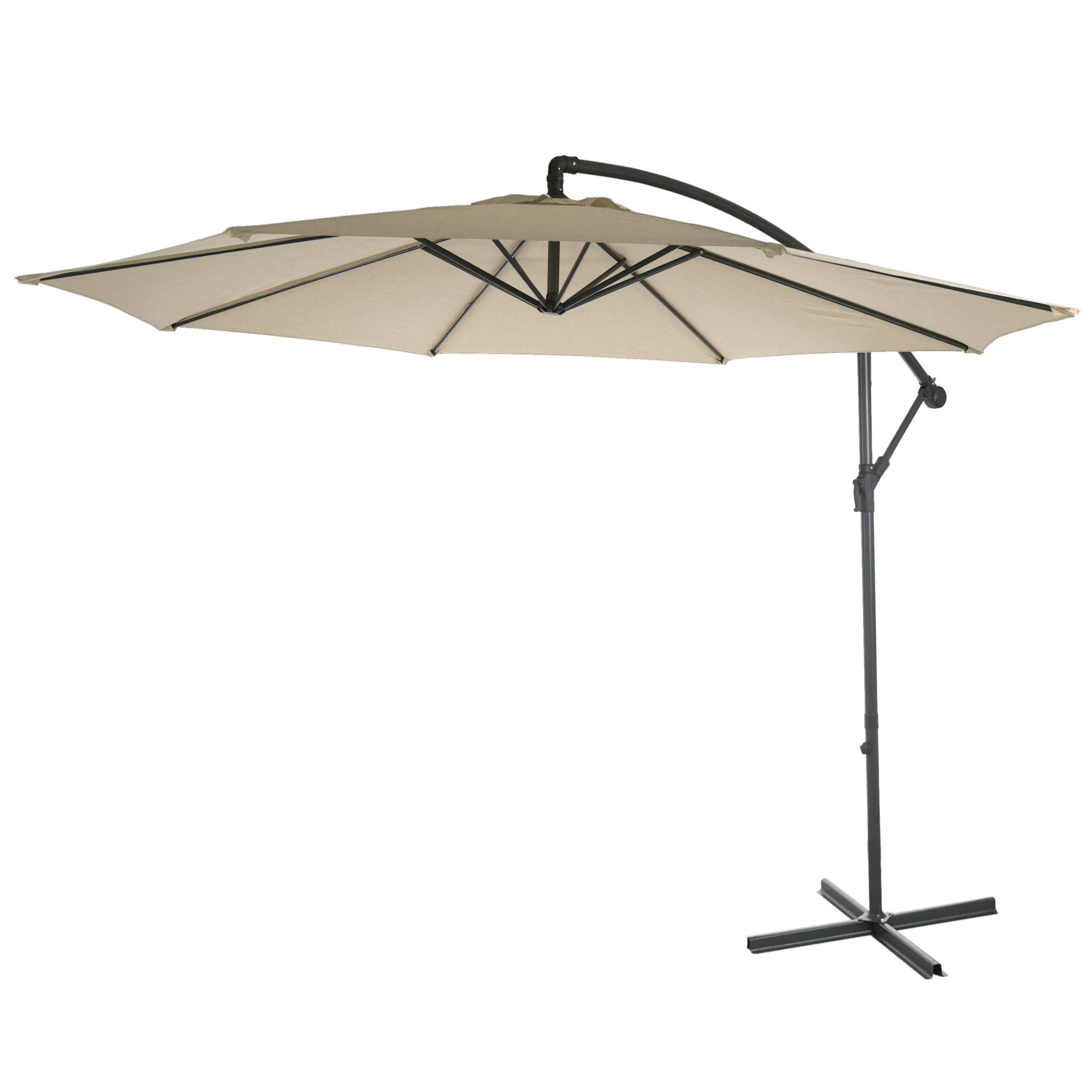 AMPELSCHIRM NEIGBAR Cremeweiß - Weiß, Textil (360/295cm) - MCW