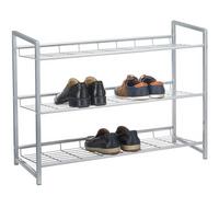SCHUHREGAL SYSTEM - Silberfarben, Metall (81/60/30cm) - CARO-Möbel