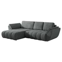 ECKSOFA Faro - Graphitfarben/Schwarz, Holz/Kunststoff (283/195cm) - MIRJAN24