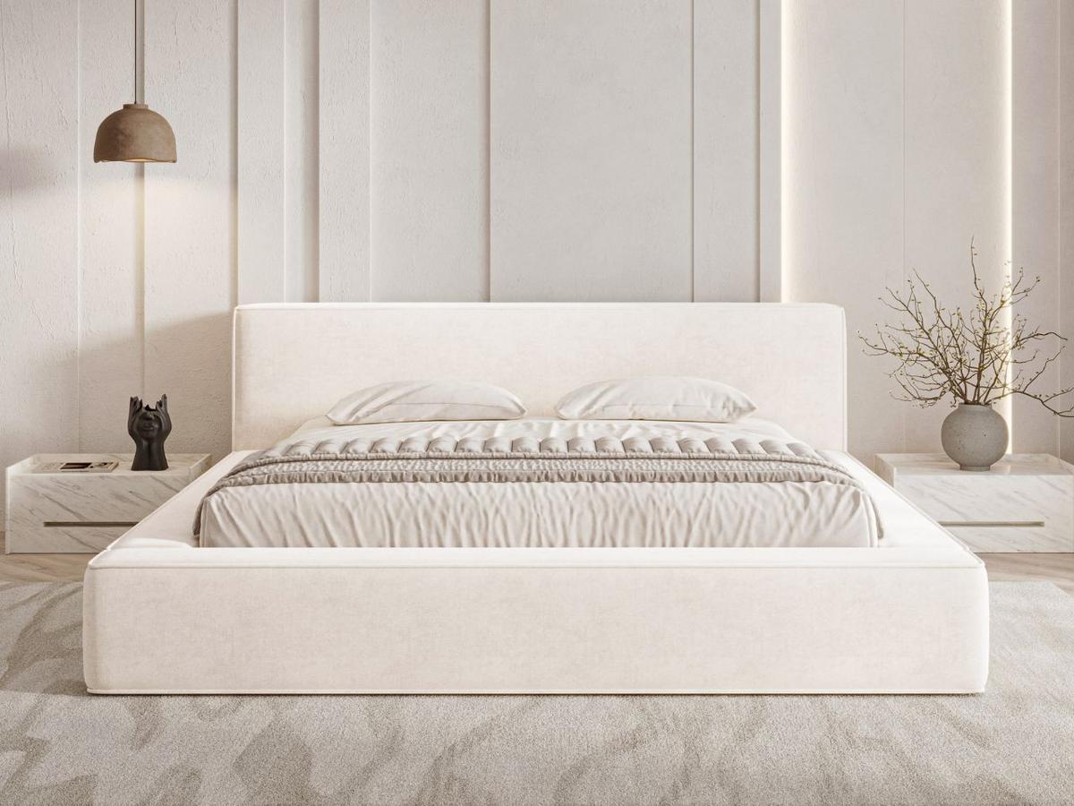 POLSTERBETT Mali 120x200 Creme - Creme, Textil (120/200cm) - Graingold