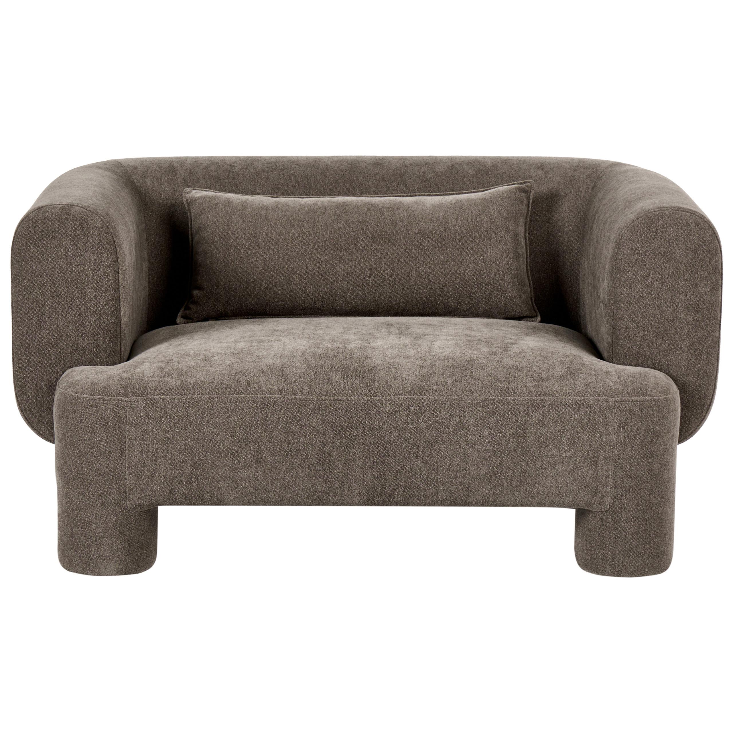 2-SITZER-SOFA Stoff Braun Hogbo - Braun, Textil (145/73/93cm) - Beliani