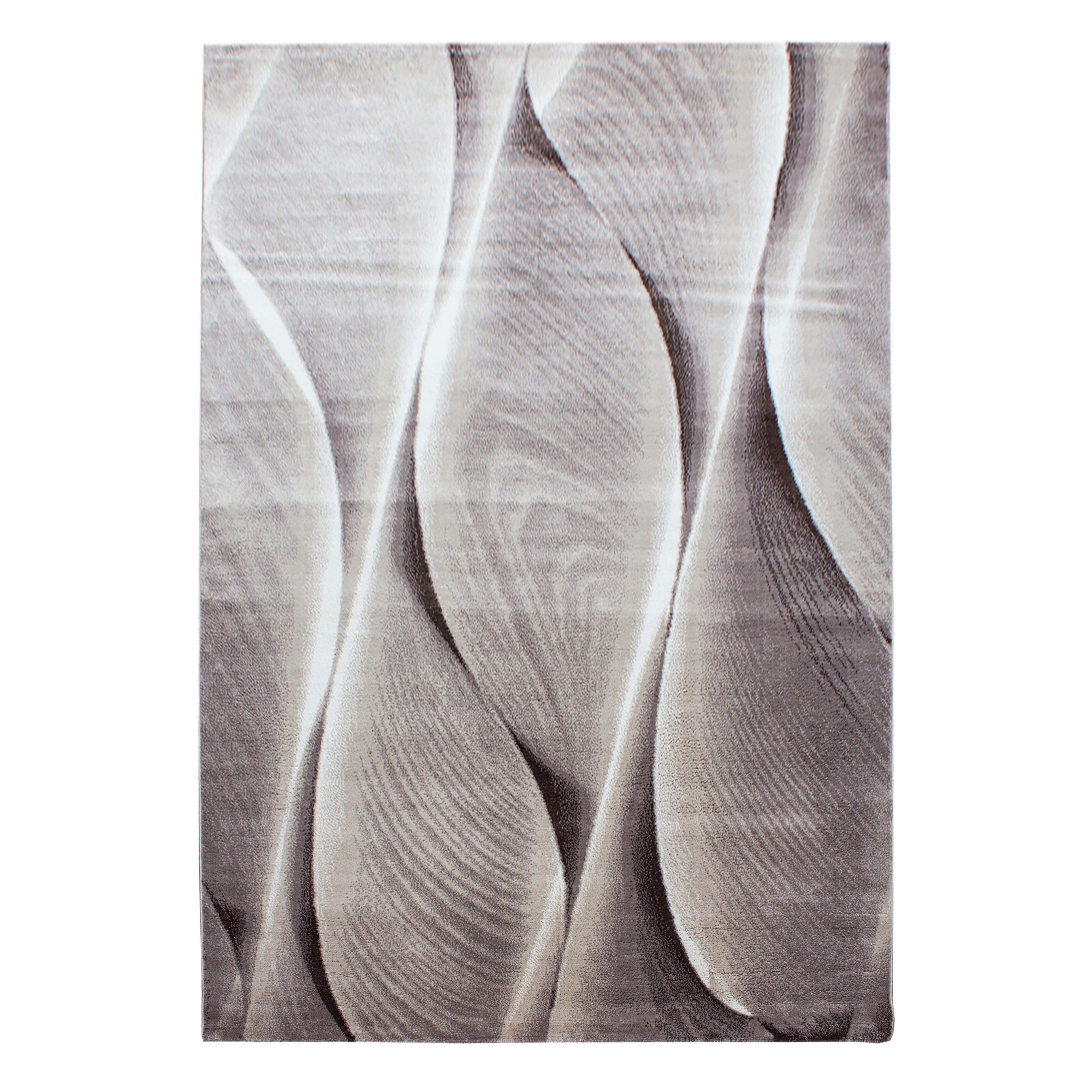 KURZFLORTEPPICH DRAU, mit Farbverlauf, Braun, 280 x 370 cm - Braun, Textil (370/280cm) - KADIMA DESIGN