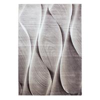 KURZFLORTEPPICH DRAU, mit Farbverlauf, Braun, 140 x 200 cm - Braun, Textil (200/140cm) - KADIMA DESIGN