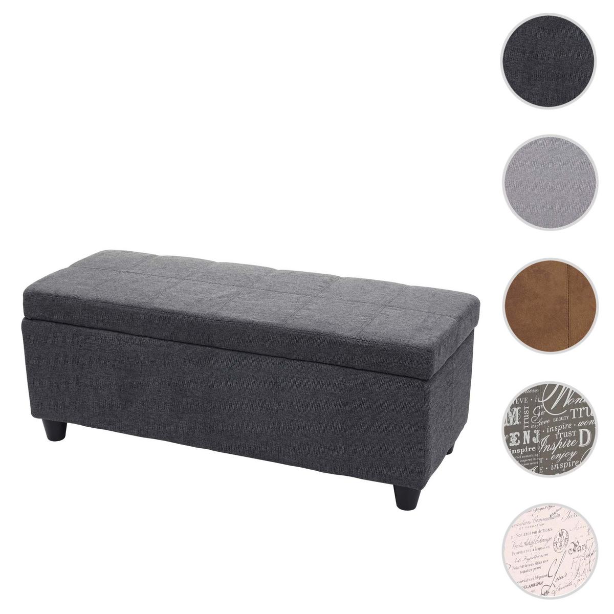 AUFBEWAHRUNGS-TRUHE Anthrazit - Anthrazit, Textil (114/45/45cm) - MCW