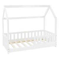KINDERBETT mit Dach 70x140 cm Weiß - Weiß, Holz (70/140cm) - ML-DESIGN