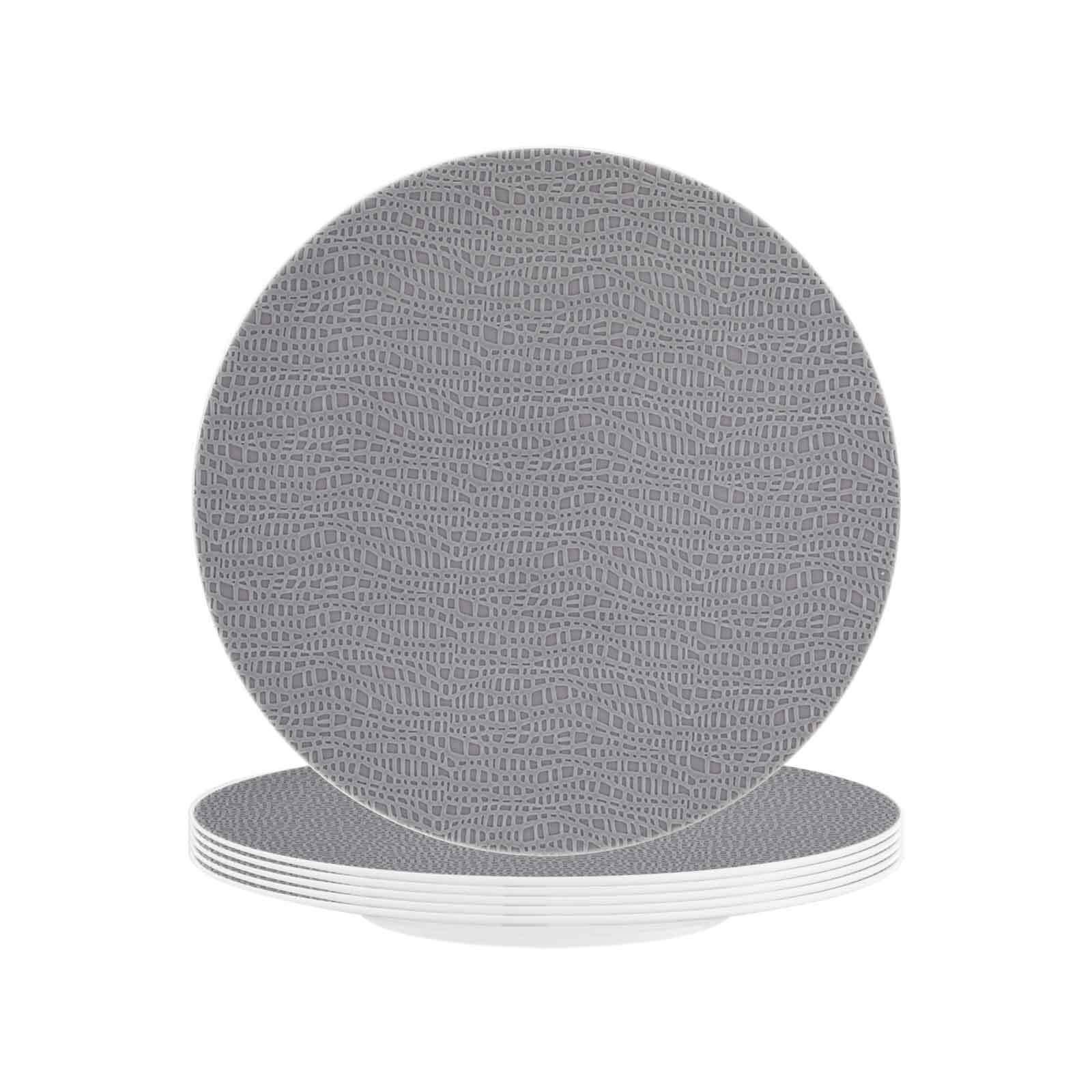 FRÜHSTÜCKSTELLER Life Fashion Elegant Grey ø 22,5 cm 6er Set - Grau, Keramik (22.5cm) - Seltmann Weiden