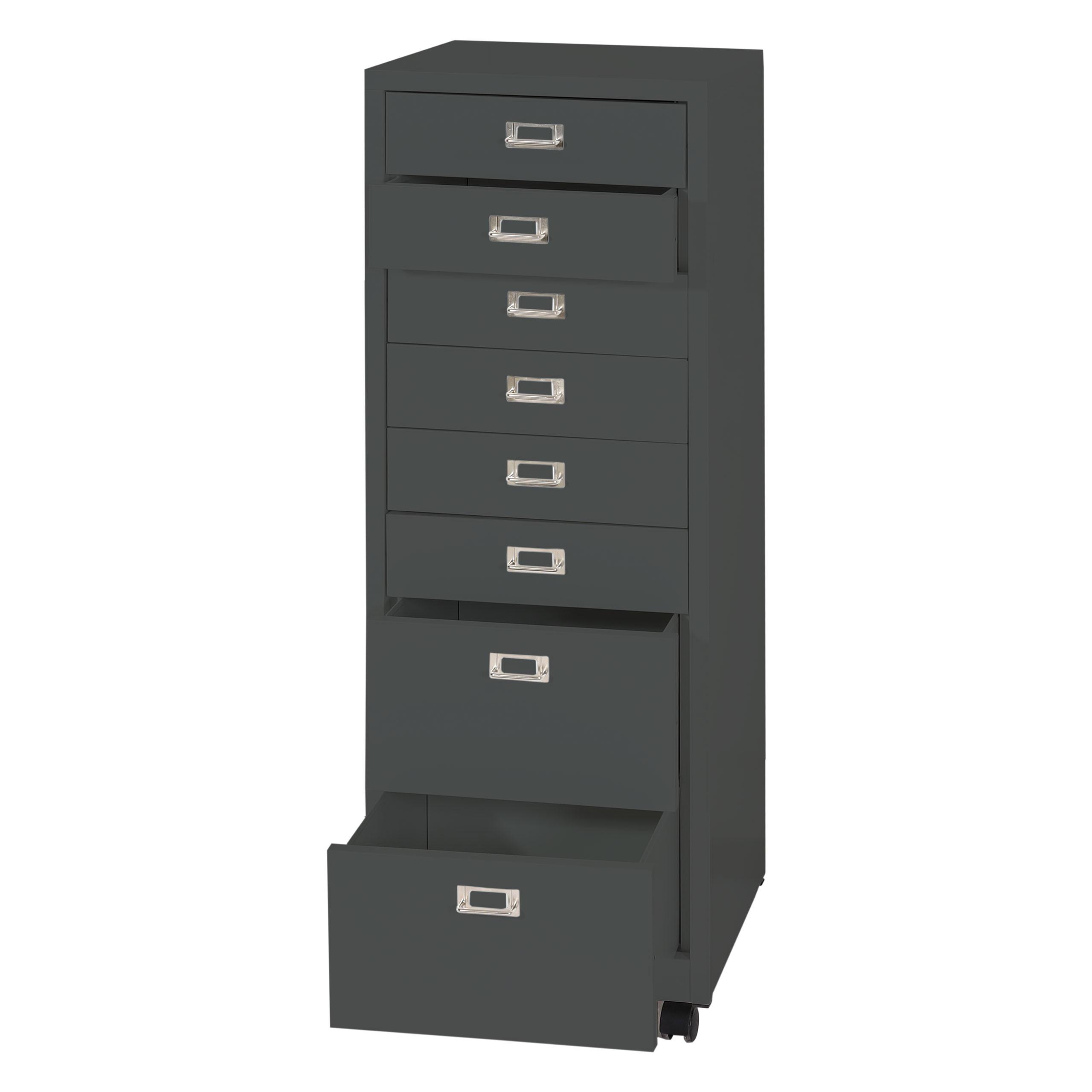 ROLLCONTAINER Anthrazit - Anthrazit, Metall (40/115/41cm) - MCW