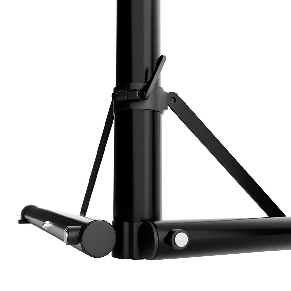 FAHRRADSTÄNDER Reparaturständer Belastbarkeit bis 50 kg klappbar - Schwarz, Metall (81/169/41cm) - Juskys