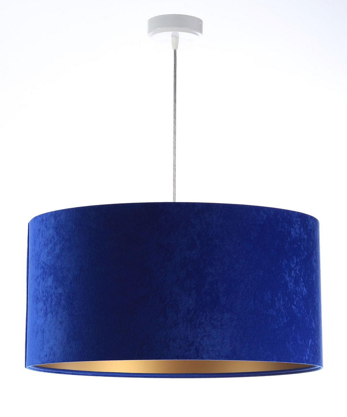 HÄNGELEUCHTE Blau 40/20 cm - Blau/Goldfarben, Kunststoff (40/0.6/20cm) - ONZENO