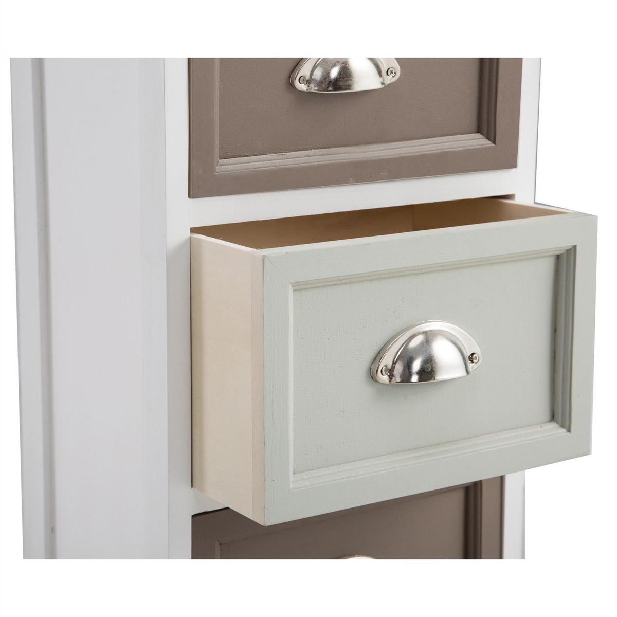 KOMMODE PAOLA - Weiß, Holzwerkstoff (30/78/22cm) - CARO-Möbel