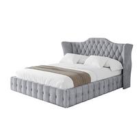 POLSTERBETT mit Bettkasten und Lattenrost, Boxbett ohne Matratze - MODY 120x200 Hellgrau - Hellgrau, Holzwerkstoff/Textil (120/200cm) - ALTDECOR