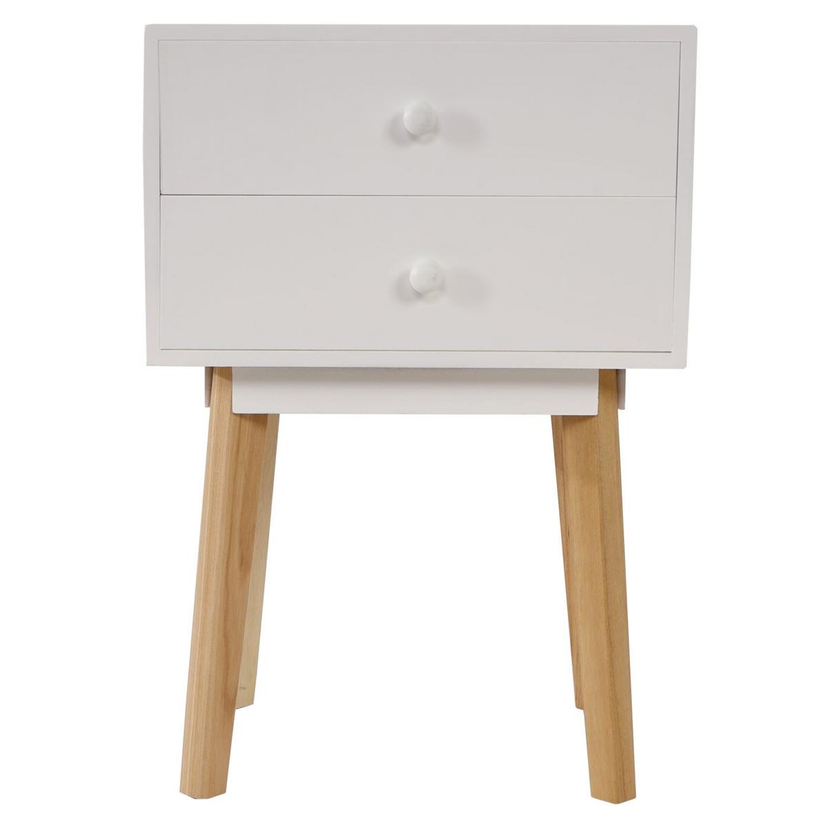 KOMMODE Weiß - Weiß, Holz (40/59/30cm) - MCW