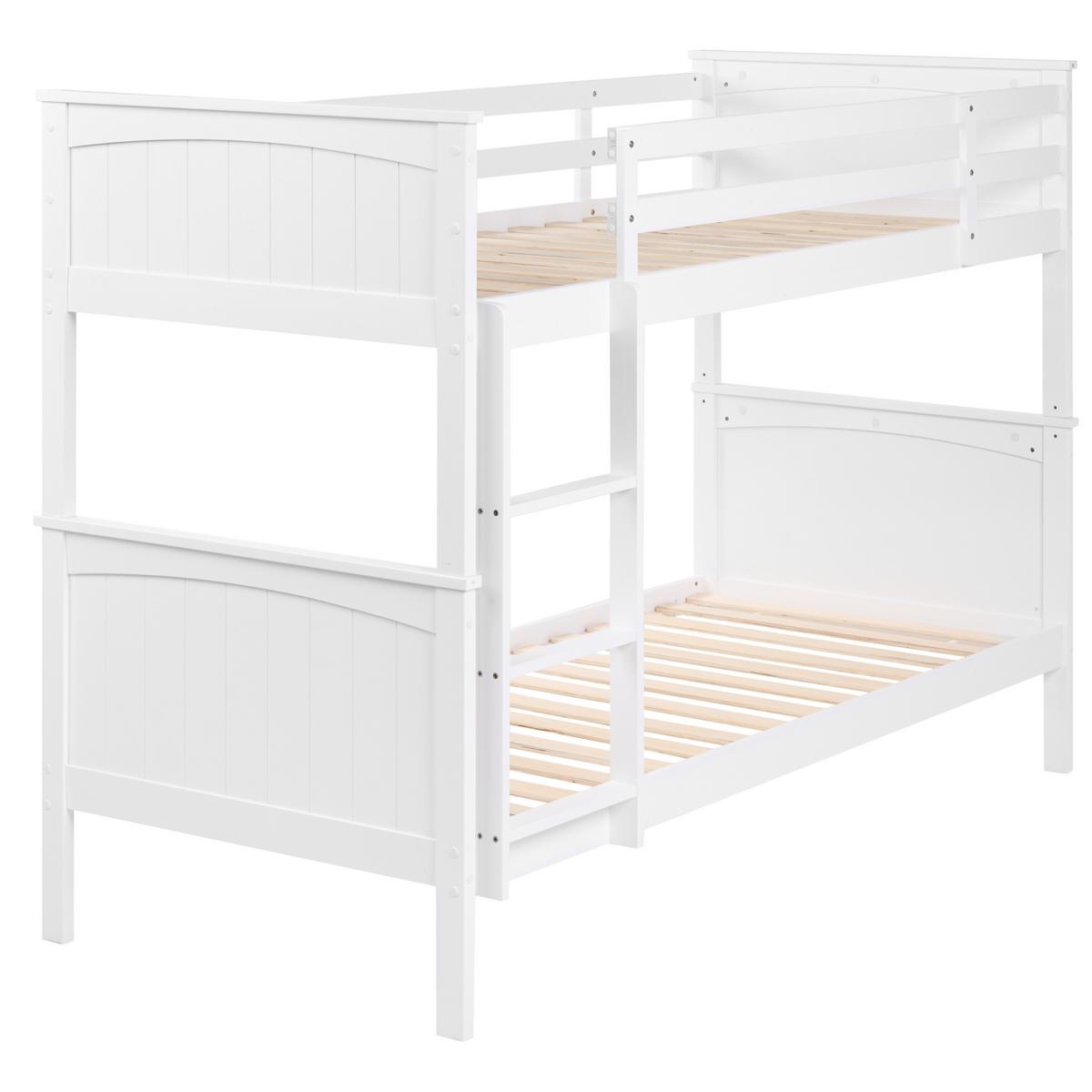 HOCHBETT 90/200 cm Weiß Albon - Weiß, Holz (90/200cm) - Beliani
