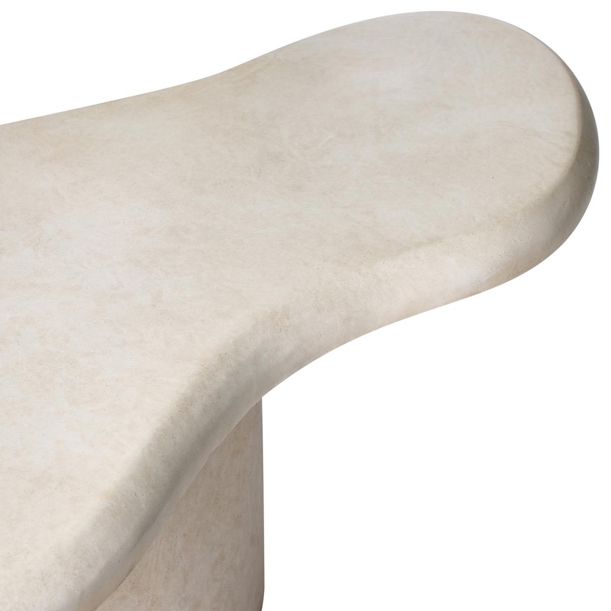 COUCHTISCH Beige Conza - Beige, Naturmaterialien (57/120/34cm) - Beliani