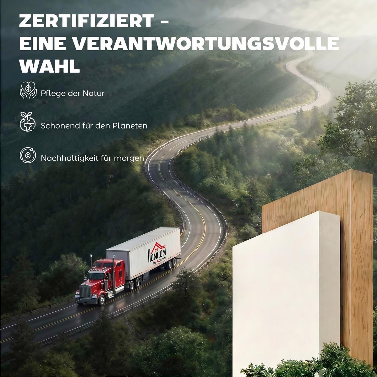 KLAPPTISCH Spanplatte Weiß - Weiß, Holzwerkstoff (160/60/75cm) - HOMCOM