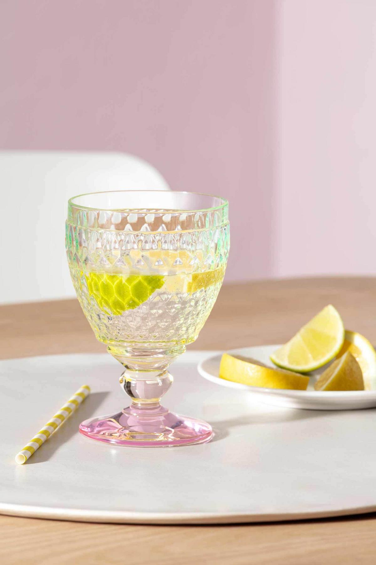 WASSERKELCHE Boston Pearl bunt 250 ml 4er Set - Multicolor, Glas (0.25L) - Villeroy & Boch