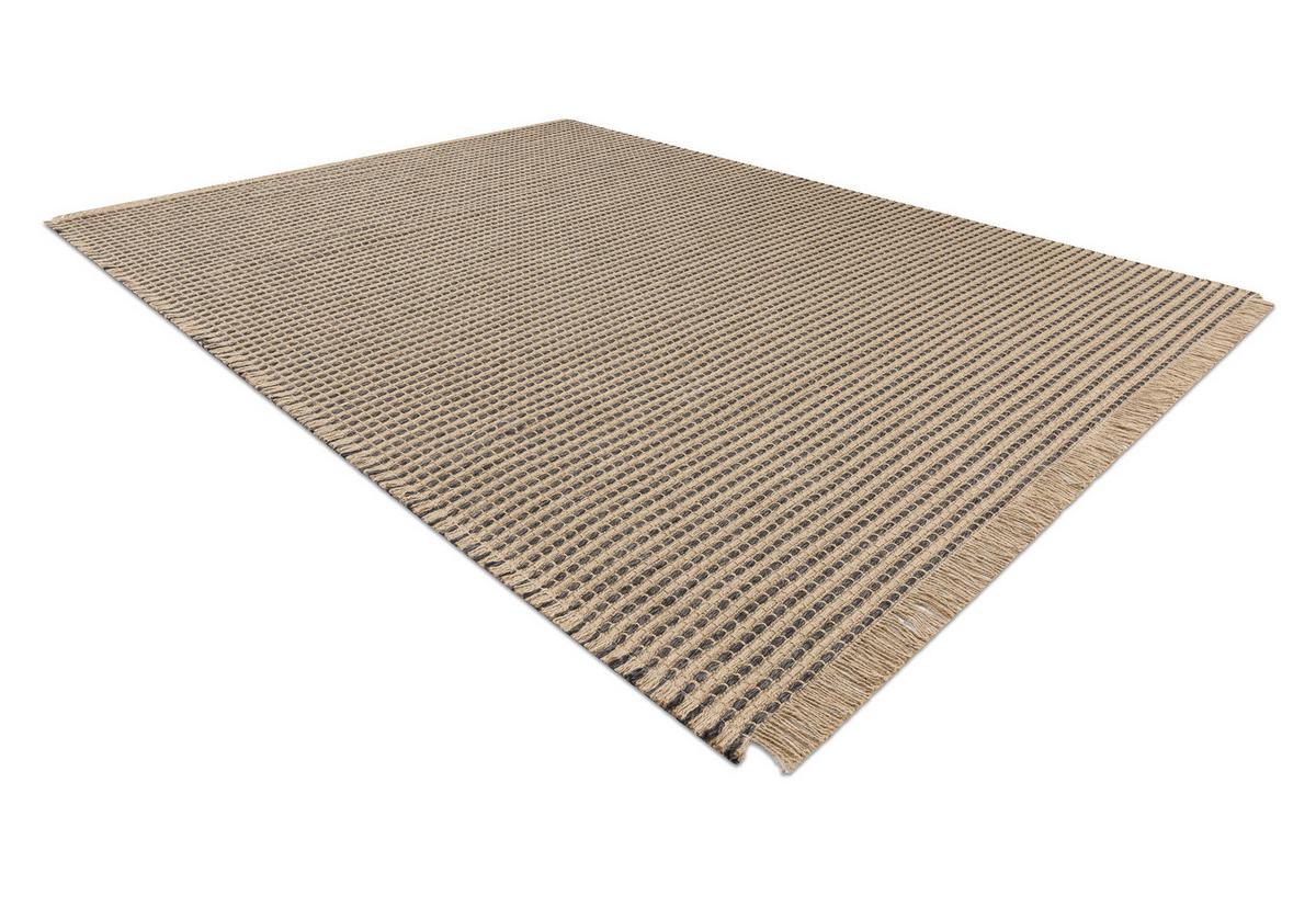 TEPPICH Jute 80/150 cm - Schwarz, Textil (80/150cm) - rugsX