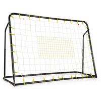 FUBBALLTOR Schwarz - Schwarz, Metall (187/123/60cm) - COSTWAY
