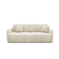 SOFA Dora 3 Sitzplätze Beige - Beige, Holz (233/92/110cm) - Petits-meubles