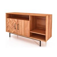 KOMMODE BREIT LEON Kernbuche - Kernbuche, Holz (144/80/45cm) - byoak