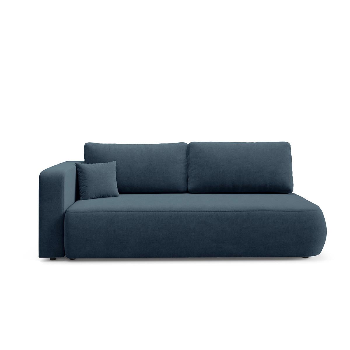SOFA Antonio 3 Sitzplätze Blau - Blau, Holz (228/82/106cm) - Petits-meubles