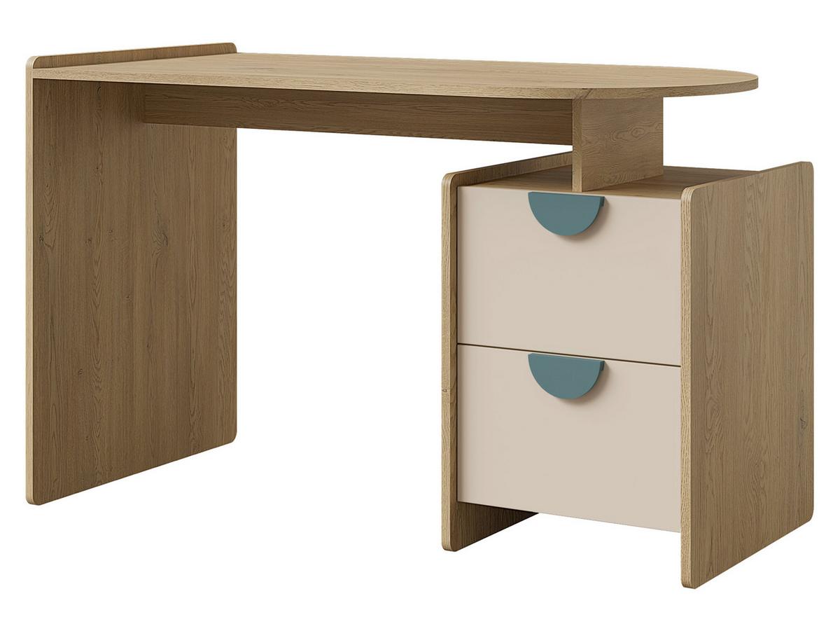 KINDERSCHREIBTISCH Lexi 2S 12 L / P - Blau/Eichefarben, Holzwerkstoff/Kunststoff (121/78/60cm) - MIRJAN24