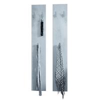 GARDEROBENPANEEL Wandpaneel Beton Oxid Optik - Hellgrau, Holzwerkstoff (24/140/2cm) - Vladon