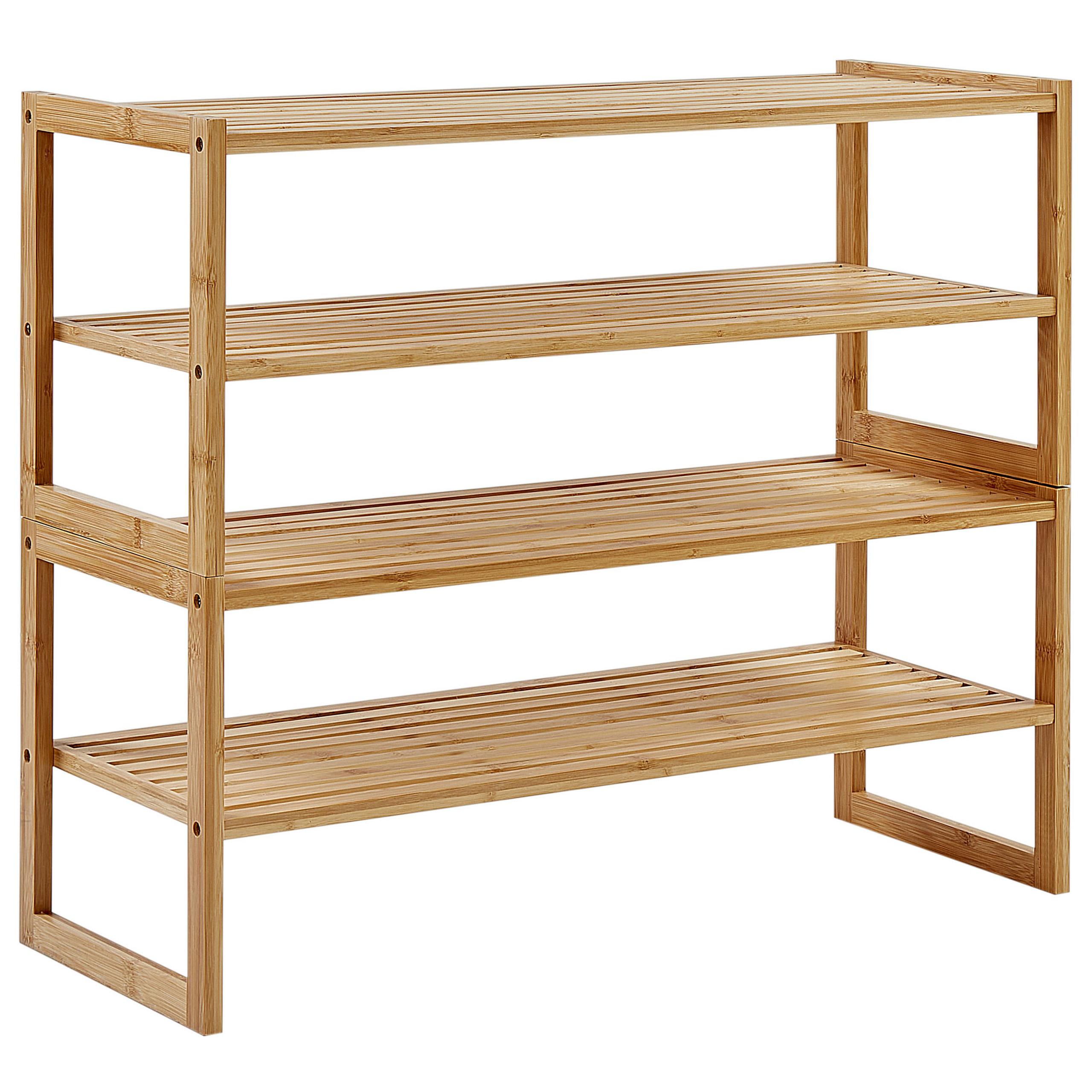 BADREGAL Heller Holzfarbton Uvalda - Hellbraun, Holz (71/60/28cm) - Beliani