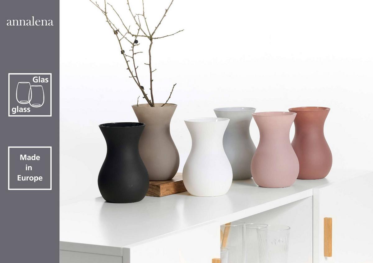 VASE Annalena Dunkelrosa 18 cm - Dunkelrosa, Glas (12/18cm) - Ritzenhoff Breker