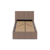 POLSTERBETT Dalas Sahara 120 x 200 x 40 cm Stauraum Mit hochwertiger Matratze H3 (bis 120 kg) und Lattenrost - Sahara, Holz (120/200cm) - Halmon Schlafkomfort Betten 