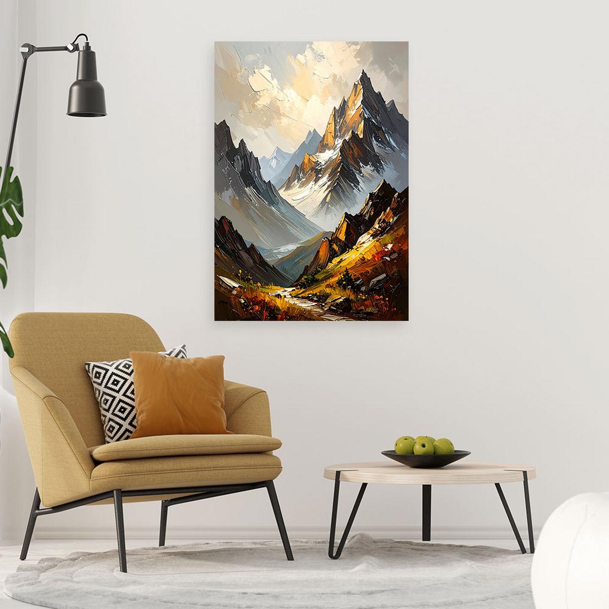 LEINWANDBILD Landschaften 30x45cm - Grau, Textil (30/45cm) - Feeby