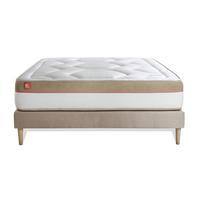 BETT Le Cosy Memory-Schaum 160 x 200 cm h3 - Kit Bettgestell Beige - Beige, Karton/Holz (160/200cm) - Marmottes & Co