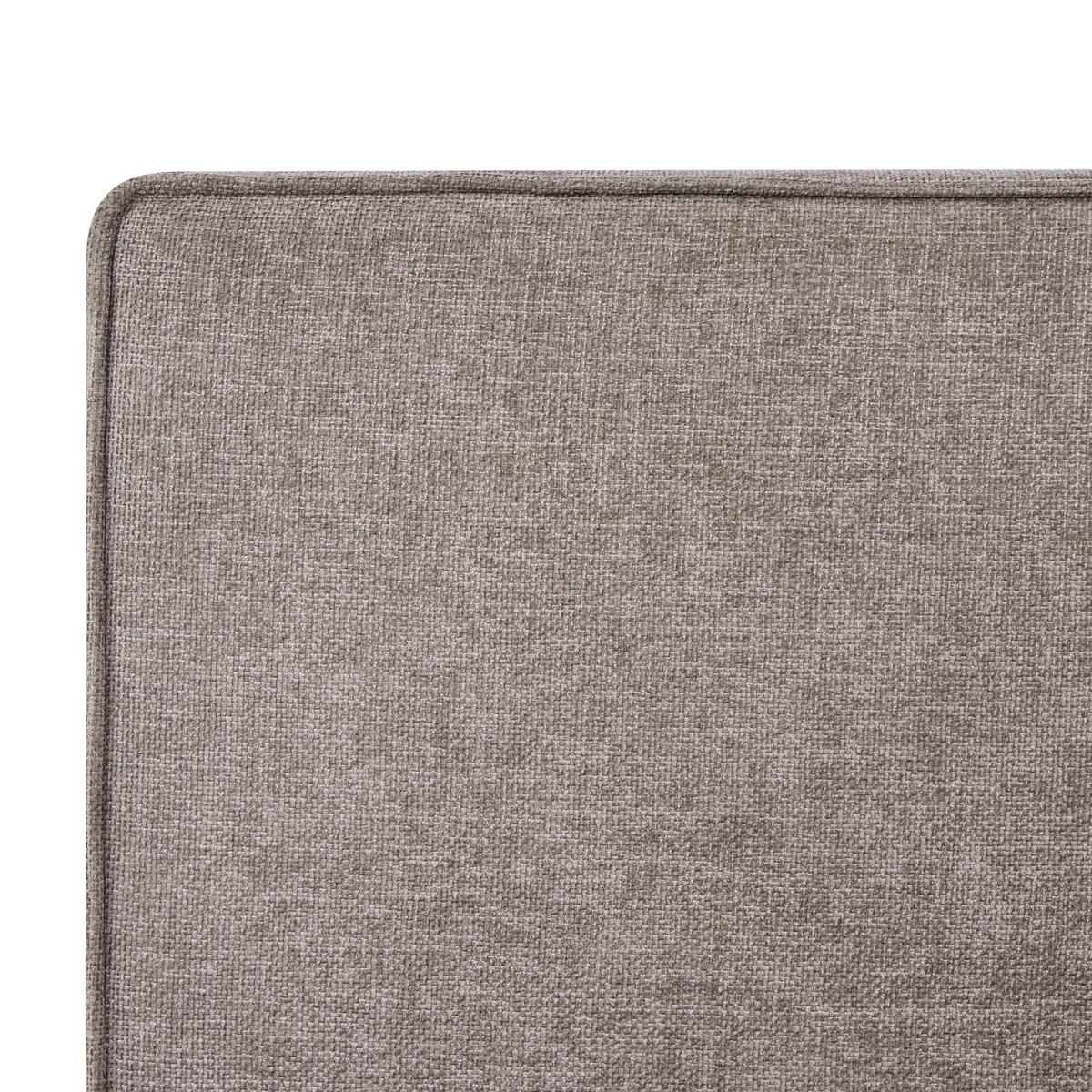 BETT mit Stauraum 180/200 cm Stoff Taupe Lagarde - Taupe, Textil (180/200cm) - Beliani