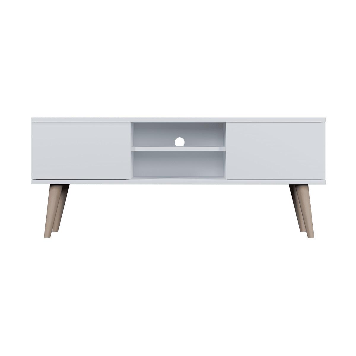 TV-MÖBEL Toronto Weiß - Weiß, Holzwerkstoff (120/35/55cm) - Petits-meubles