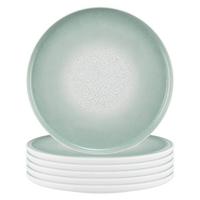 SPEISETELLER Sento Home Aura mint ø 27,6 cm 6er Set - Mintgrün, Keramik (27.6cm) - Seltmann Weiden