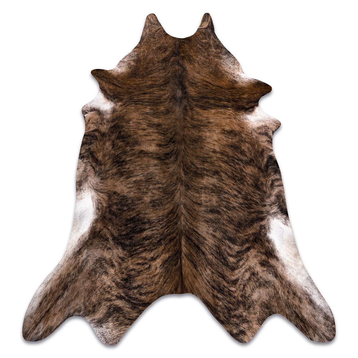 TEPPICH Künstliches Rindsleder 180/220 cm - Braun, Textil (180/220cm) - rugsX
