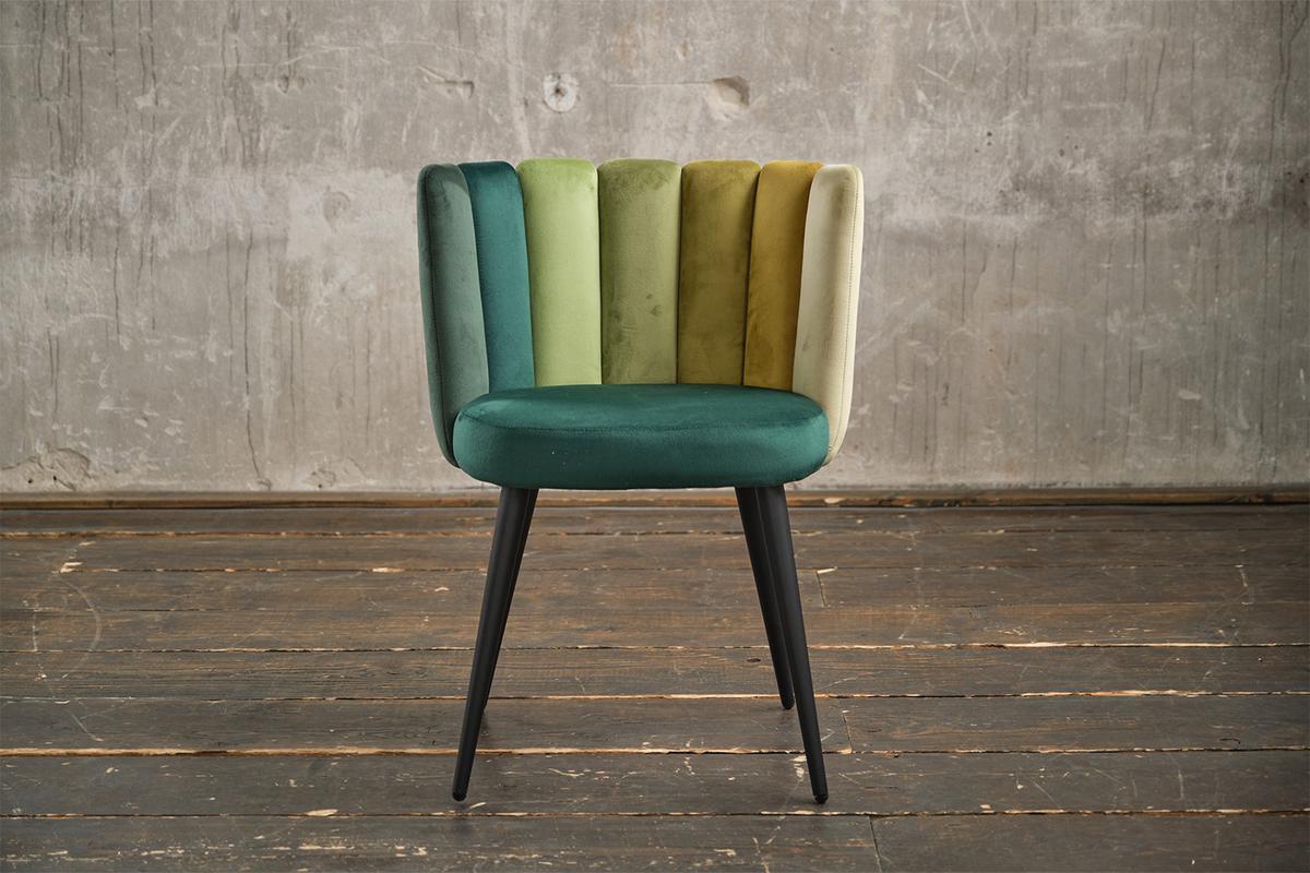 ESSZIMMERSTUHL JADA Grün Velvet - Grün, Kunststoff/Textil (59/86/55cm) - KAWOLA