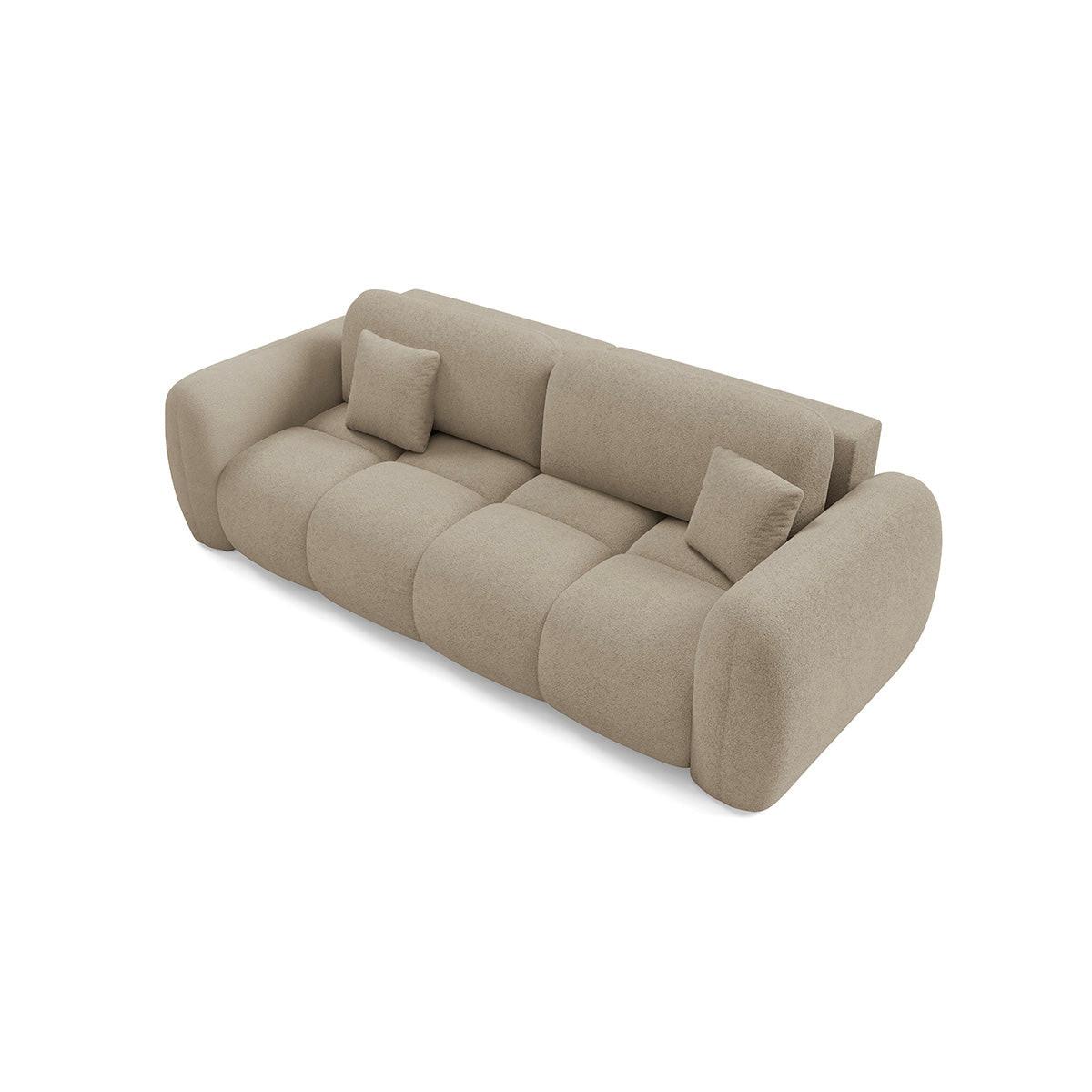 SOFA Livio 3 Sitzplätze Beige - Beige, Holz (270/95/121cm) - Petits-meubles