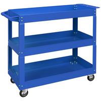 WERKSTATTWAGEN Stahl Blau - Blau, Metall (35.3/76/83cm) - DURHAND