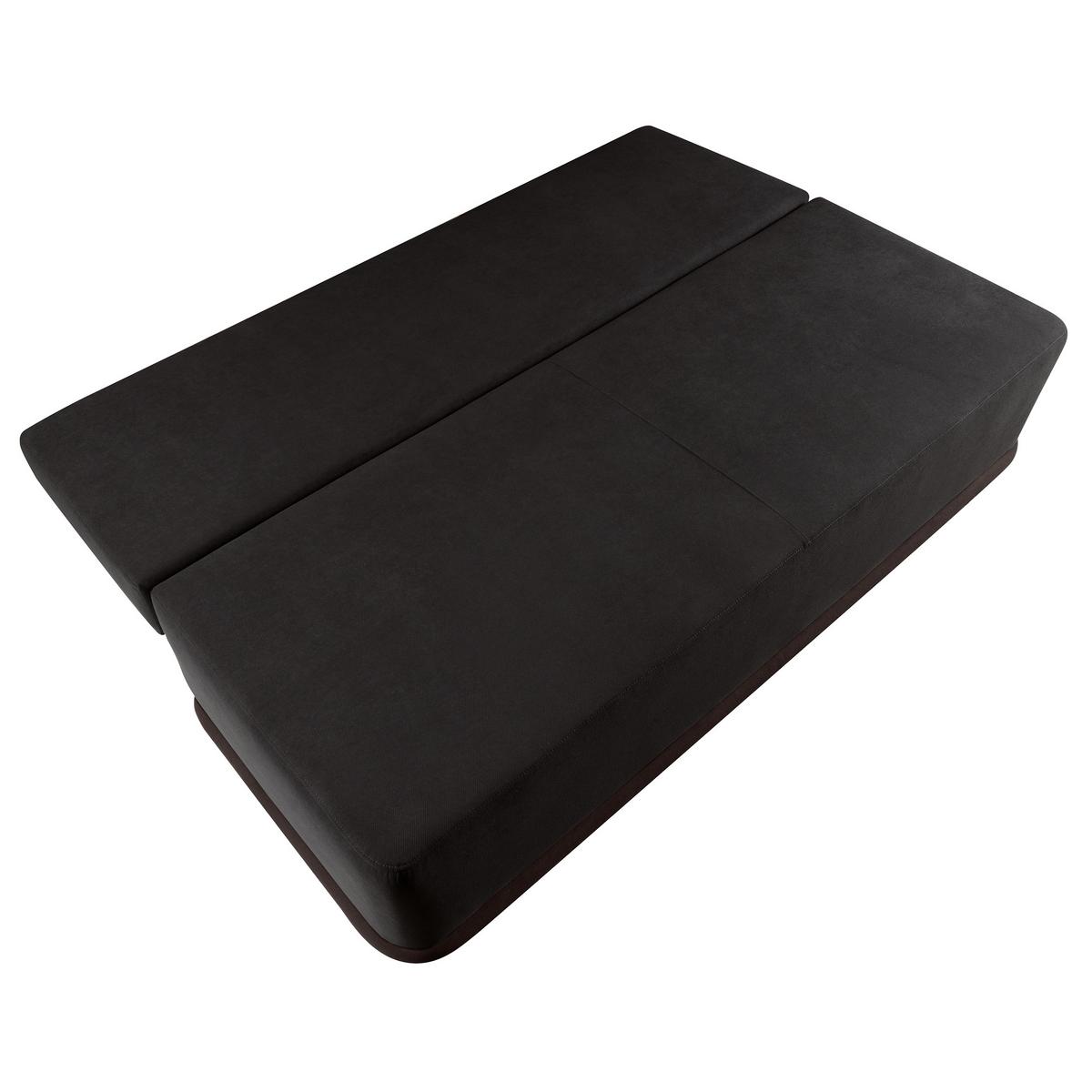 SCHLAFSOFA Bento 3-Sitzer mit Schlaffunktion, Braun - Braun, Textil (200/93/98cm) - Beautysofa