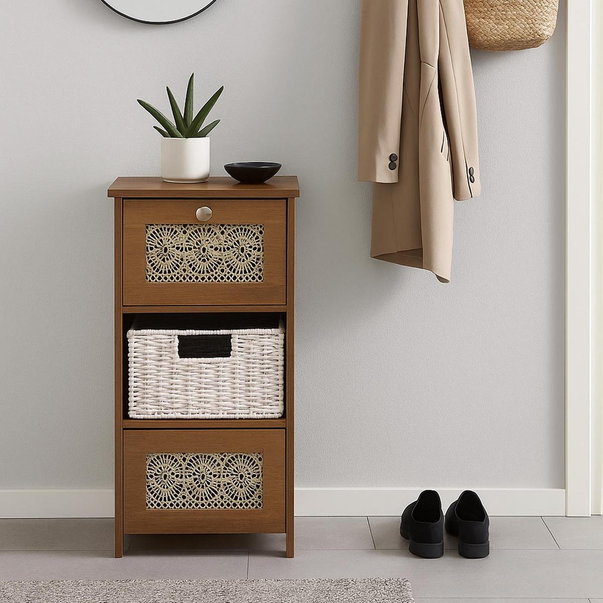 KOMMODE Braun - Braun, Holz (30/63/30cm) - MCW