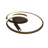 LED-DECKENLEUCHTE Lynton 40/40/12.5cm - Schwarz, Metall (40/40/12.5cm) - Nettlife