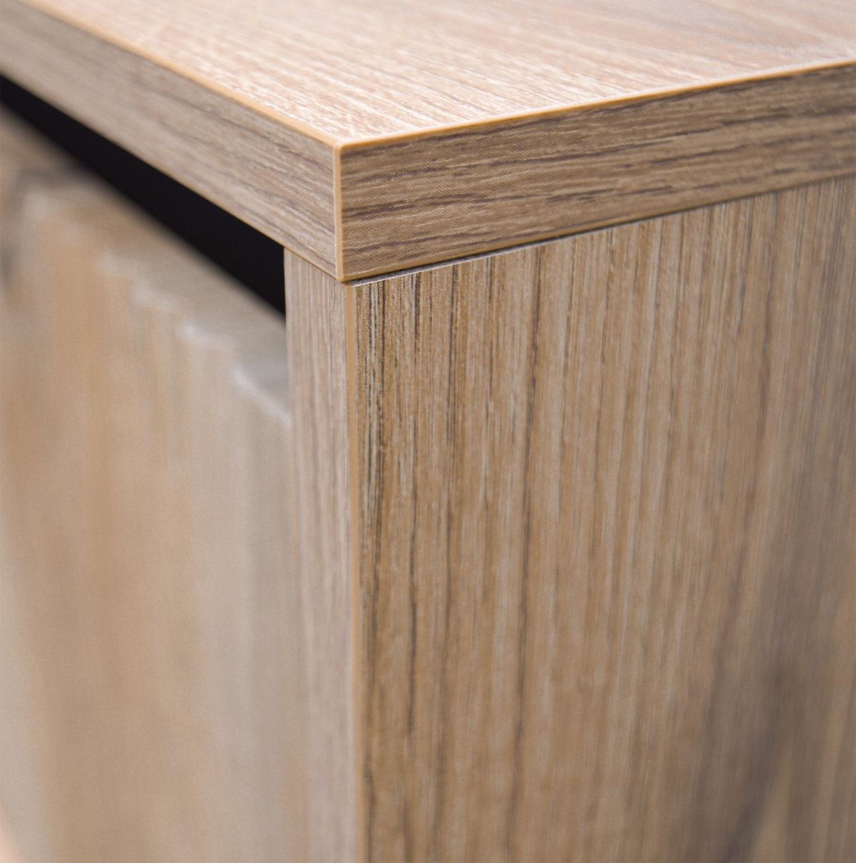 SIDEBOARD Osaka Eichenholzoptik Evoke 149 cm - Eichefarben/Schwarz, Holzwerkstoff/Metall (148.6/100/40cm) - Selsey