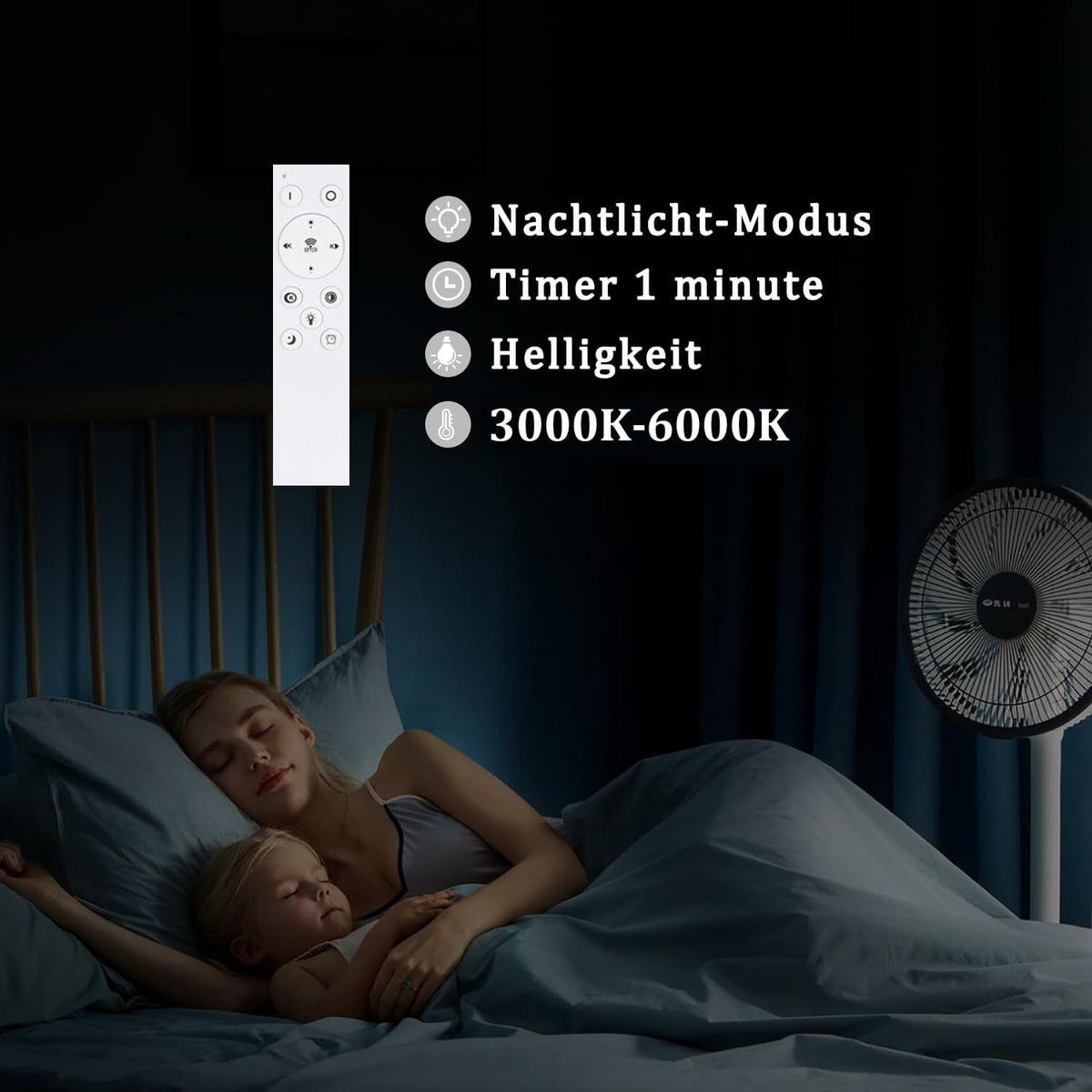 LED-DECKENLEUCHTE Alexander 35/35/5.5 cm - Weiß, Metall (35/35/5.5cm) - Nettlife