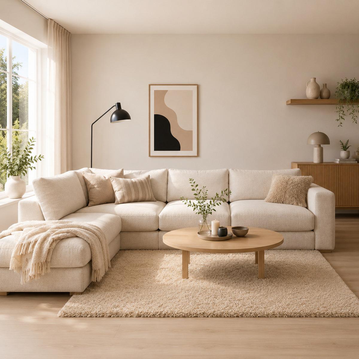 HOCHFLOR LANGFLOR TEPPICH ALOHA - Beige, Textil (140/200cm) - Pergamon